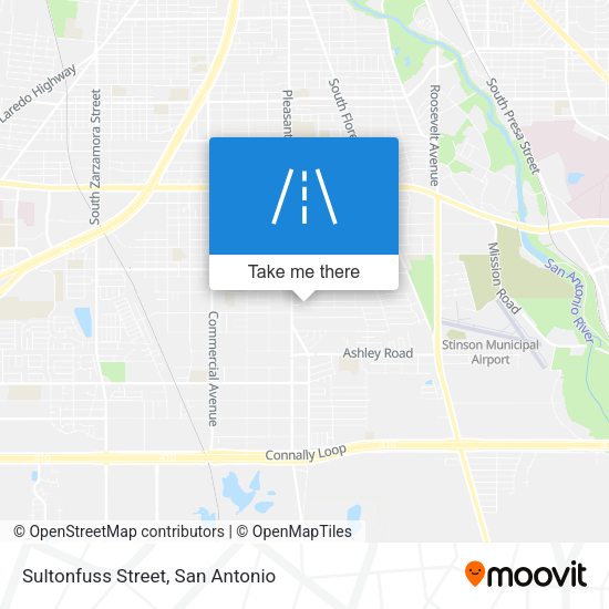 Sultonfuss Street map