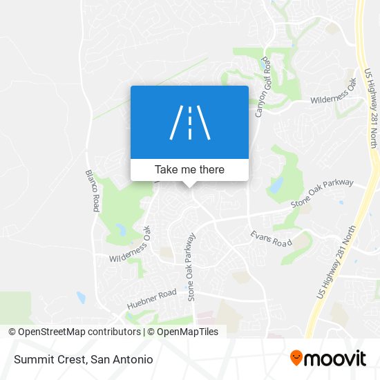 Mapa de Summit Crest