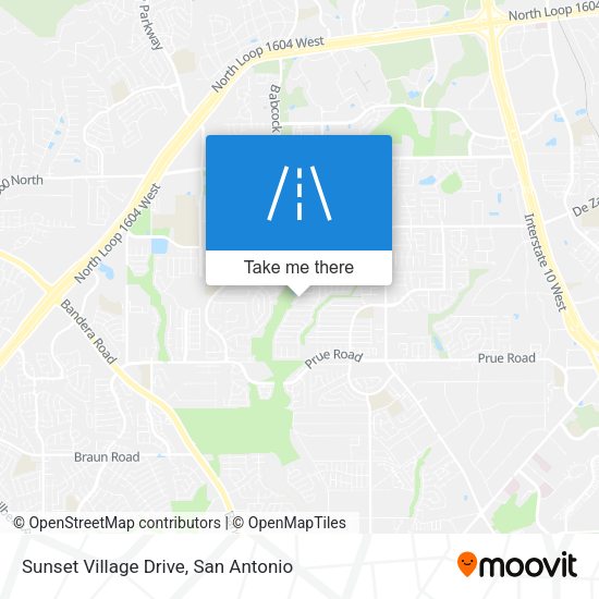 Sunset Village Drive map
