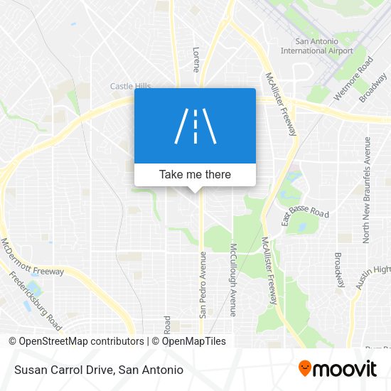 Susan Carrol Drive map