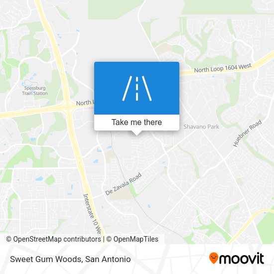 Sweet Gum Woods map