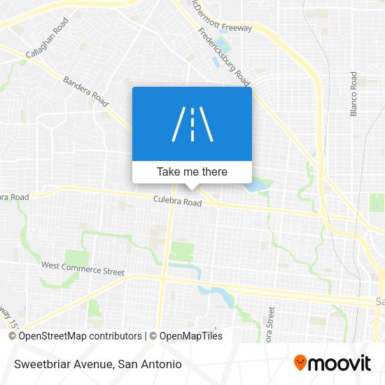 Sweetbriar Avenue map