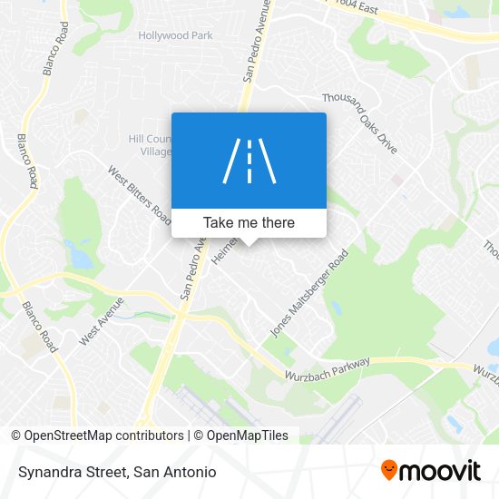 Mapa de Synandra Street