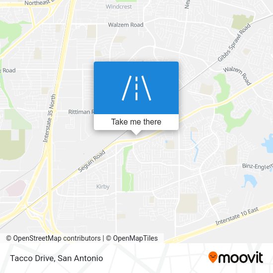 Tacco Drive map