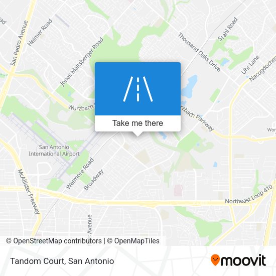 Mapa de Tandom Court