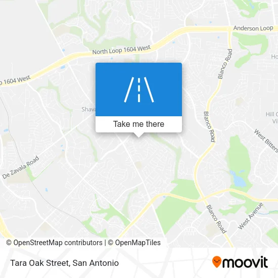 Tara Oak Street map