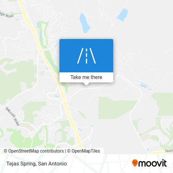 Mapa de Tejas Spring