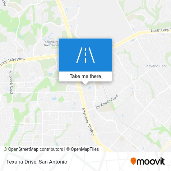 Mapa de Texana Drive