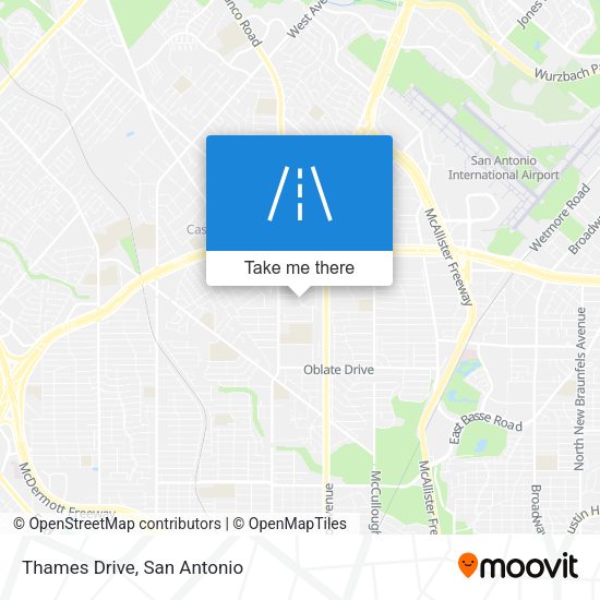 Mapa de Thames Drive