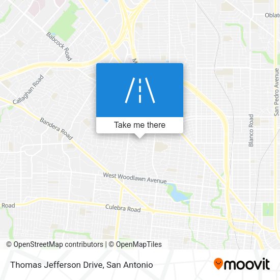 Thomas Jefferson Drive map