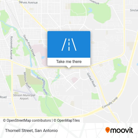 Thornell Street map