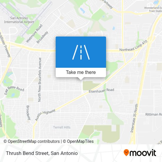 Thrush Bend Street map