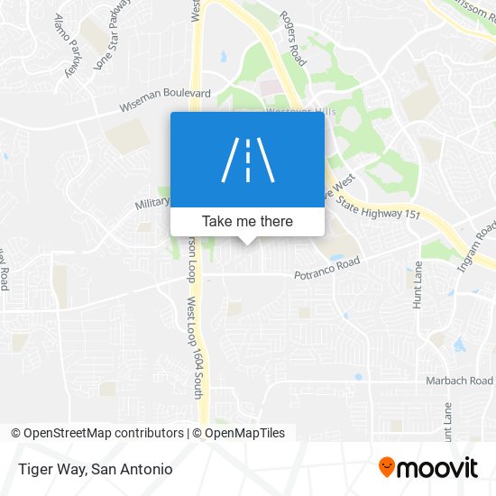 Mapa de Tiger Way