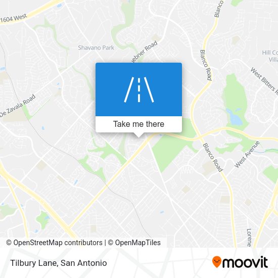 Mapa de Tilbury Lane