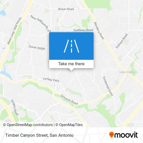 Timber Canyon Street map