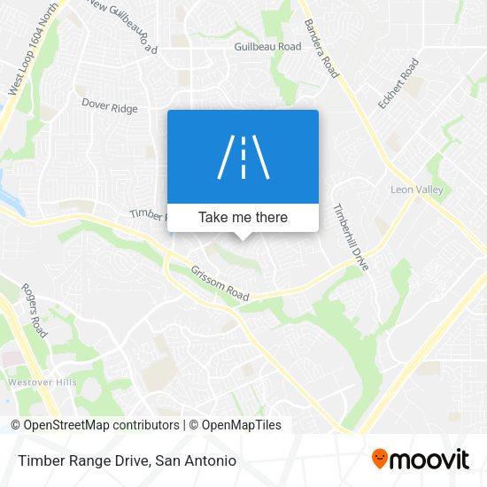 Timber Range Drive map