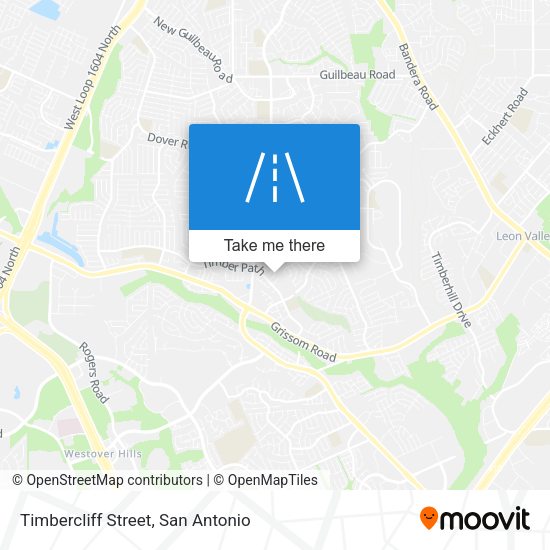 Timbercliff Street map