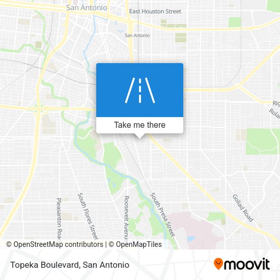 Mapa de Topeka Boulevard