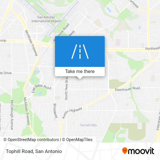 Mapa de Tophill Road