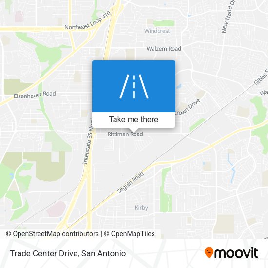 Trade Center Drive map