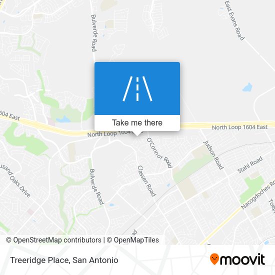 Treeridge Place map