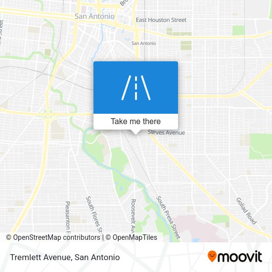 Tremlett Avenue map