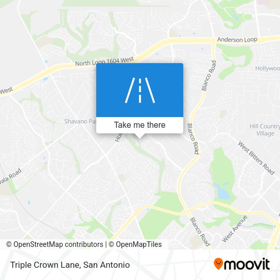 Mapa de Triple Crown Lane