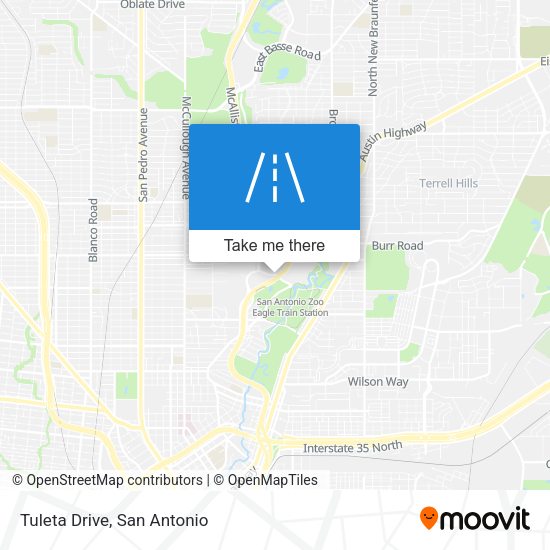 Mapa de Tuleta Drive
