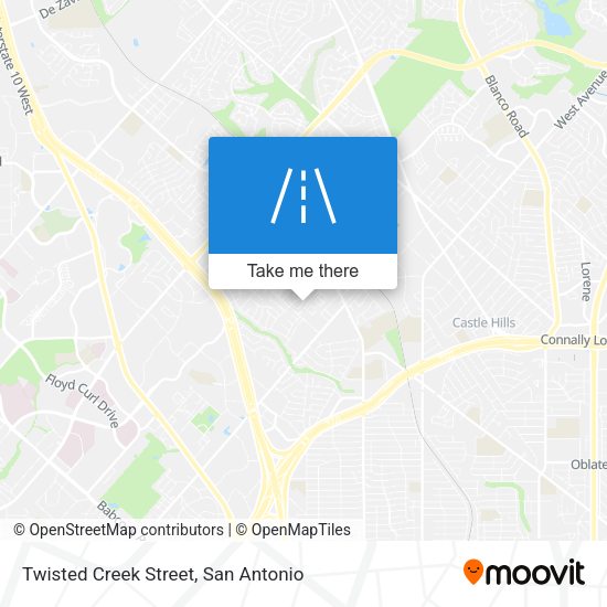 Twisted Creek Street map