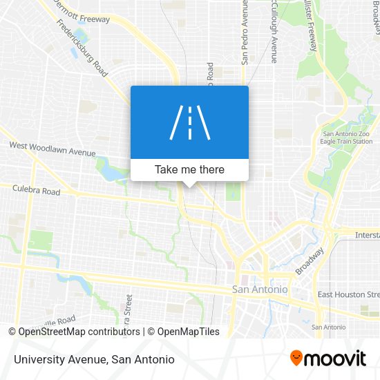 University Avenue map