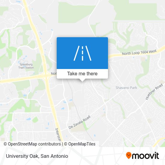 Mapa de University Oak