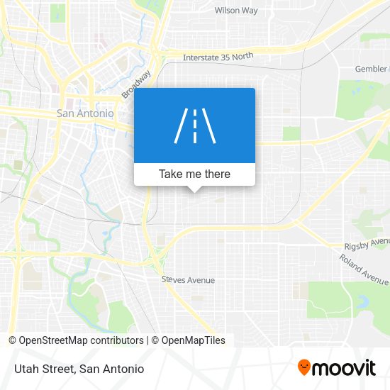 Mapa de Utah Street