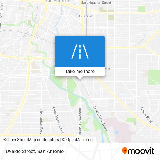 Mapa de Uvalde Street