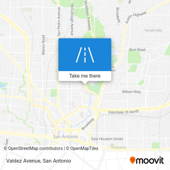 Mapa de Valdez Avenue