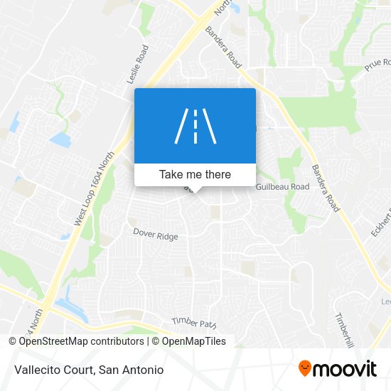 Vallecito Court map