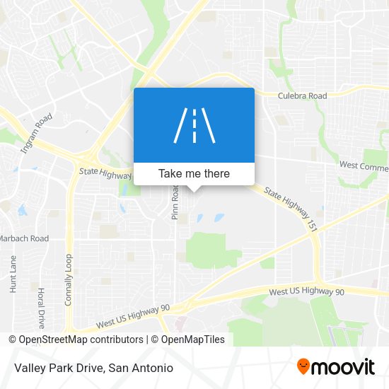 Valley Park Drive map