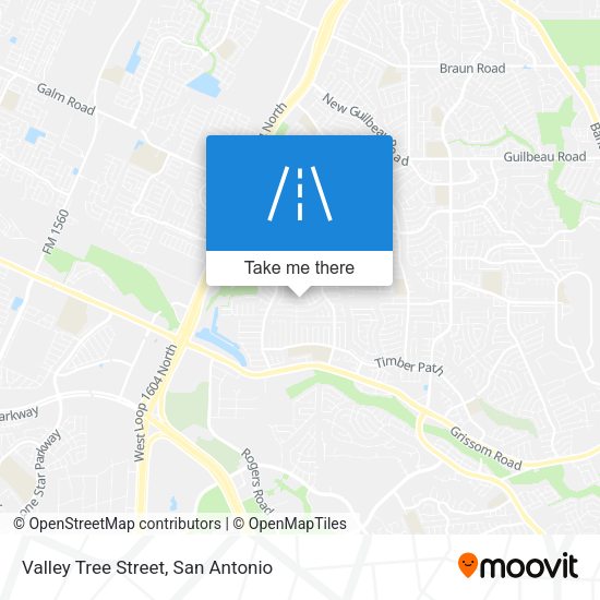 Mapa de Valley Tree Street