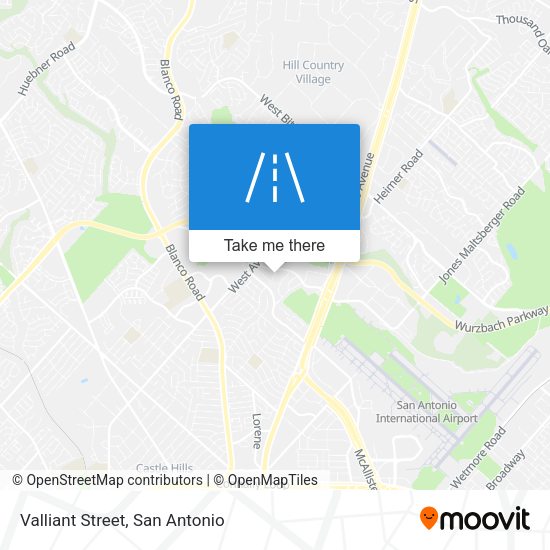 Valliant Street map