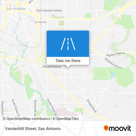 Vanderbilt Street map
