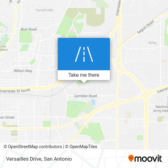 Versailles Drive map
