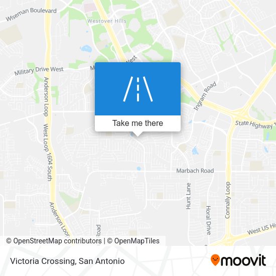 Victoria Crossing map
