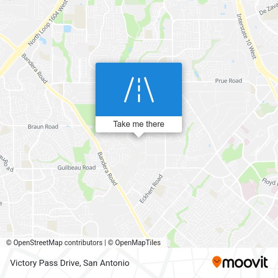 Victory Pass Drive map