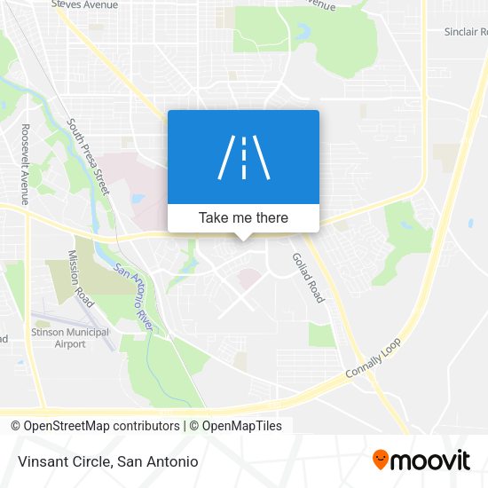 Vinsant Circle map