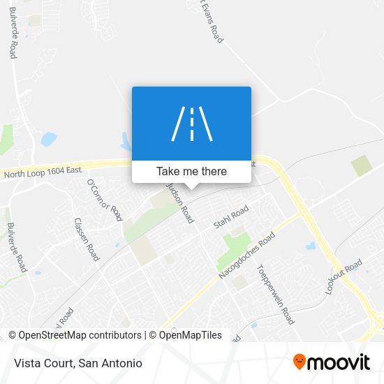 Vista Court map