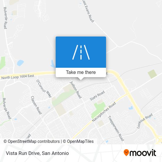 Vista Run Drive map