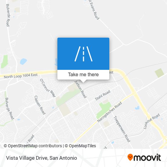 Vista Village Drive map