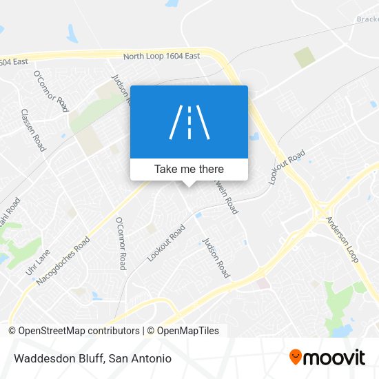 Waddesdon Bluff map