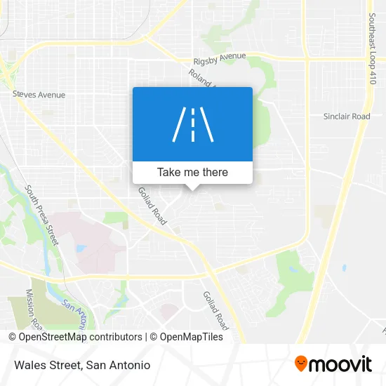 Mapa de Wales Street
