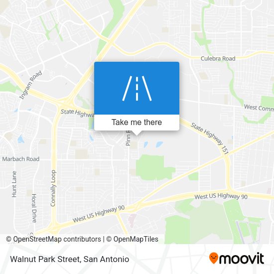 Walnut Park Street map