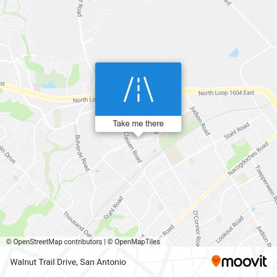 Walnut Trail Drive map